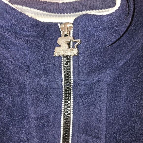 Vintage Starter Fleece Grey Cup Pullover - Picture 3 of 8